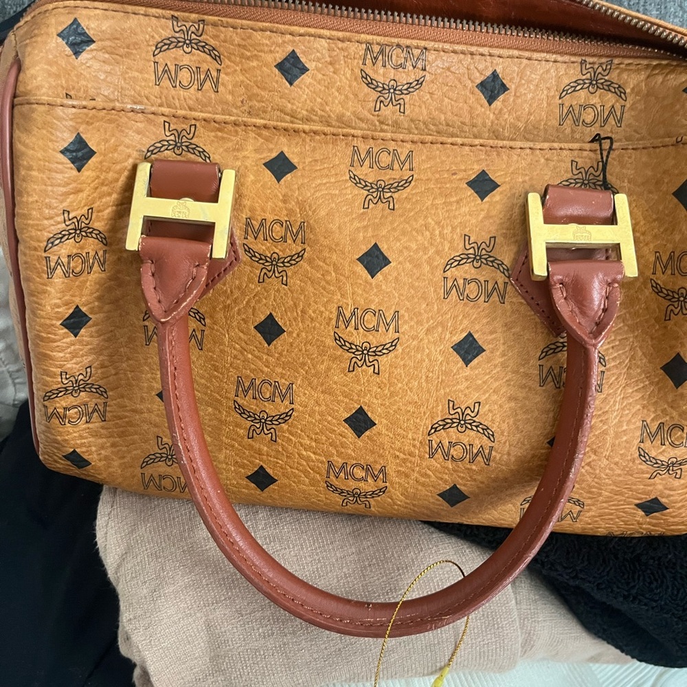 MCM Tan Leather Women's Bag